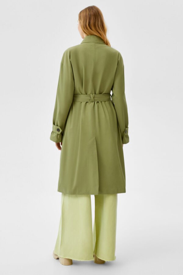Belted Trench Coat - Görsel 3