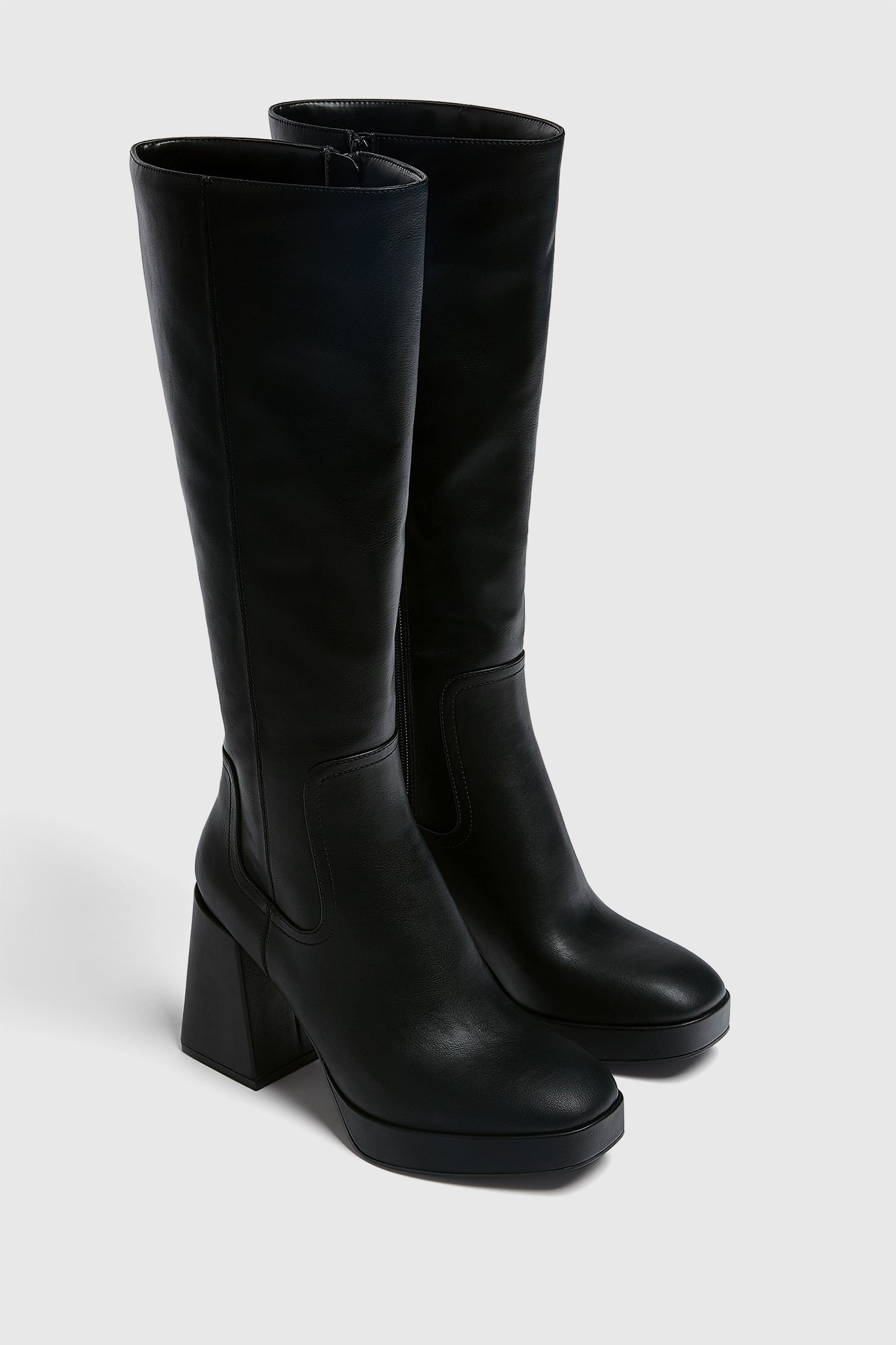 Knee-High Heeled Boots - Görsel 2
