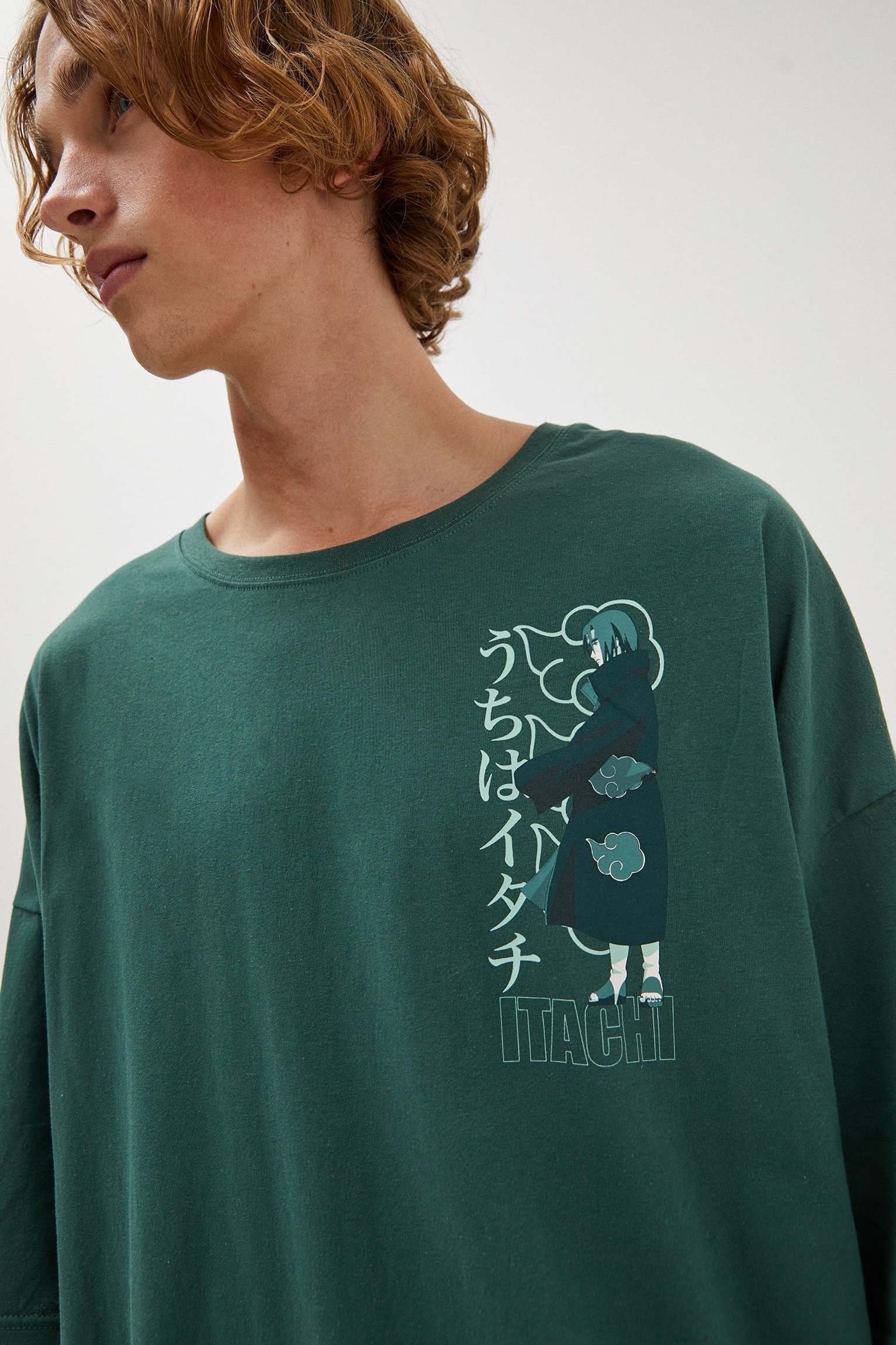 Naruto Itachi Print T-shirt - Görsel 3